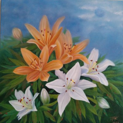 The aroma of evening lilies.