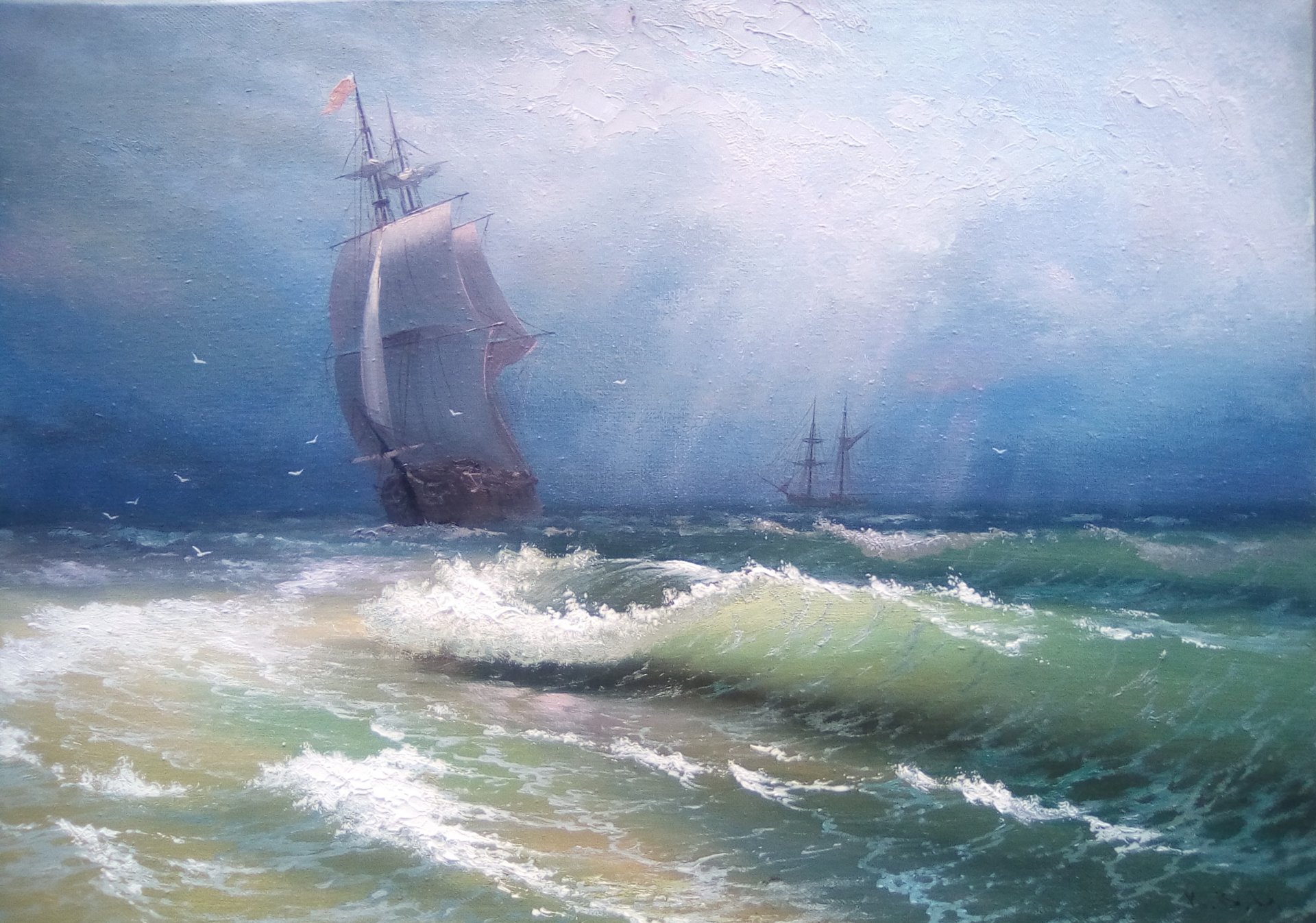 Картина Айвазовского буря. Буря у берегов Ниццы Айвазовский. Буря у берегов Ниццы.