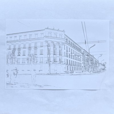 Контур Академии искусств ,проспект Независимости