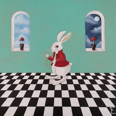 White Rabbit - 3 from Alice in Wonderland