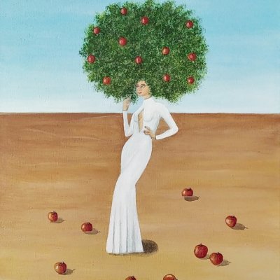 Woman and the Desert - 3