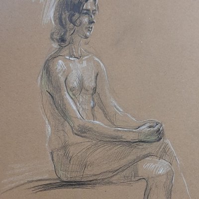 “Nude model” sketch a4