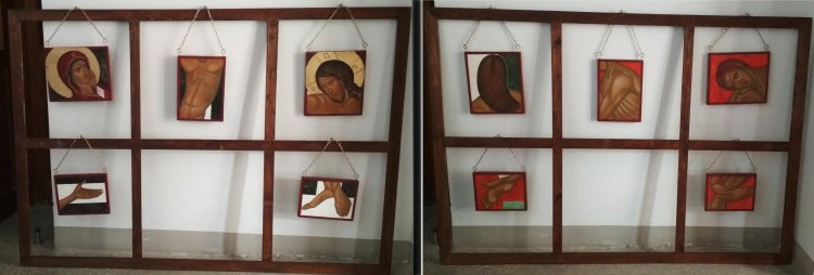 Fragments. Triptych.