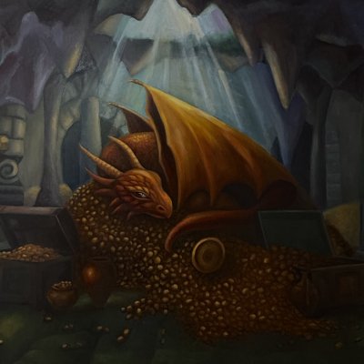 “Dragon in a Cave”