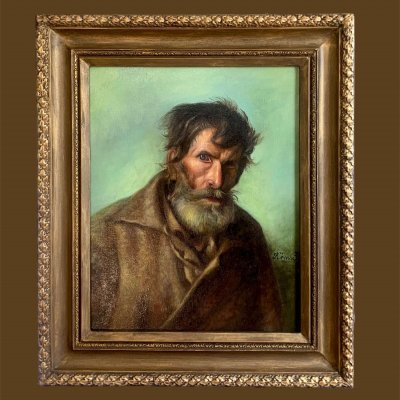 A copy of I. Repin - “A Man from the Timid”