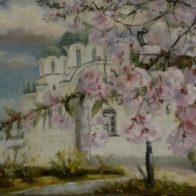 Яблони цветут (Спасо-Евфросиниевский монастырь, г. Полоцк)