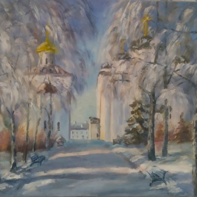 Зима в монастыре(Полоцк)