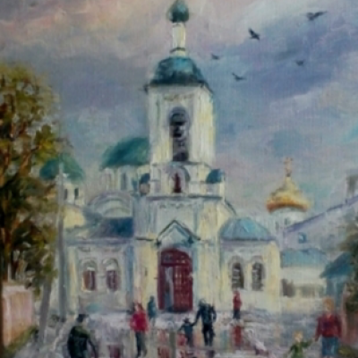 On an autumn day (Spaso-Efrosinievsky Monastery, Polotsk)