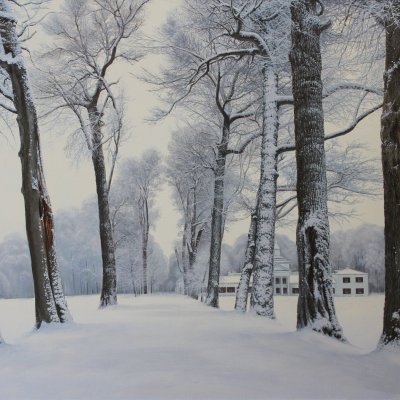 Winter, Mikhail Aginsky's estate