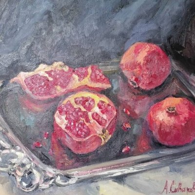 “Still life with pomegranates”