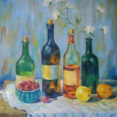 “Still life with bottles”