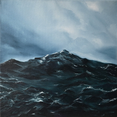 Stormy sea