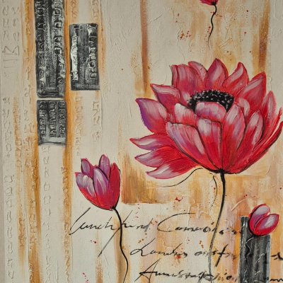 Red poppies