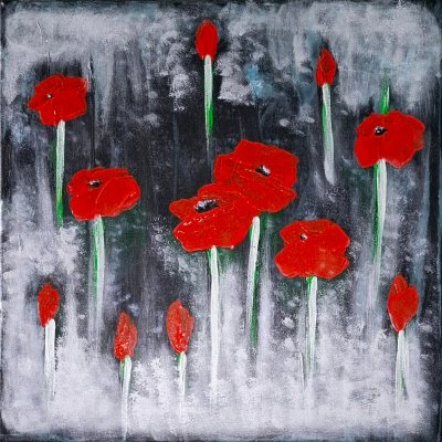 Red poppies