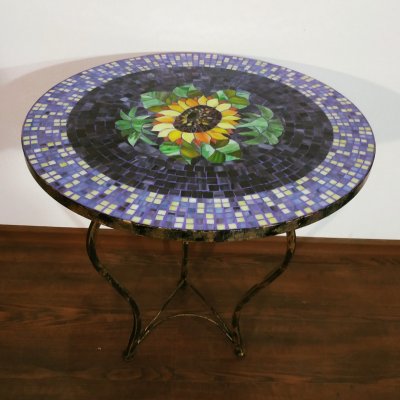 Кофейный столик, мозаика.