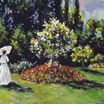 The lady in the garden