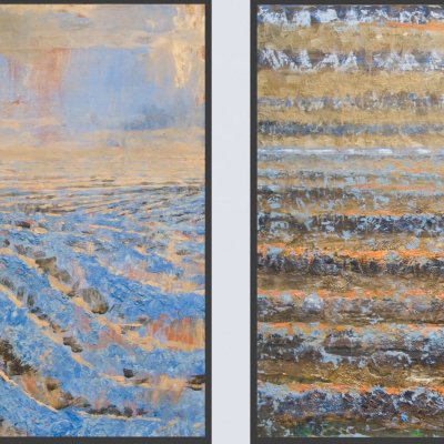 Earth and Sky (diptych)