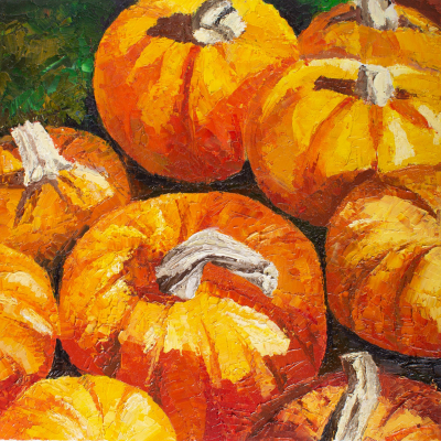 Autumn, pumpkins