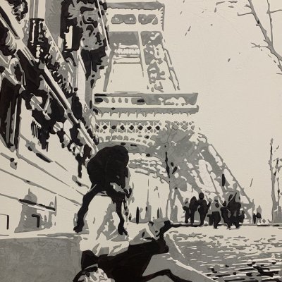 A girl in Paris