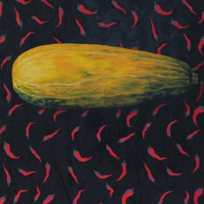 Still life with zucchini