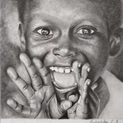 Portrait of an African boy