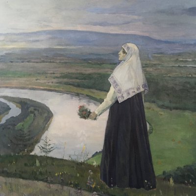 Copy of On the Mountains by Mikhail Nesterov