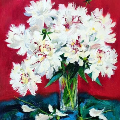 White on Red