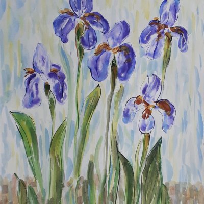 Irises.