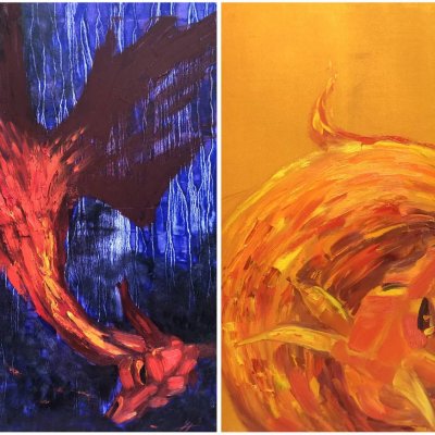 Objection (diptych)