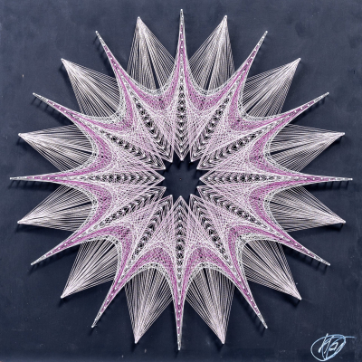 String art picture: Mandala