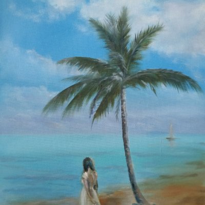 Девушка на берегу