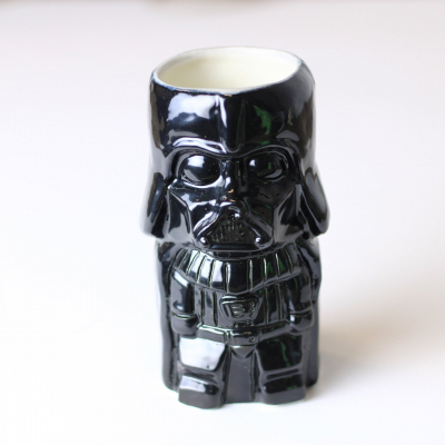 Ceramic tumbler “Darth Vader”. Hand painted