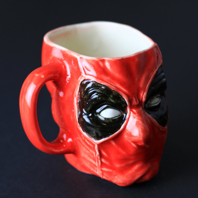 Ceramic mug “Spiderman”. Hand painted