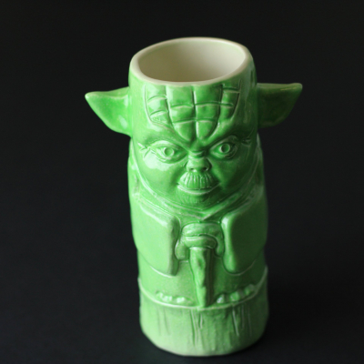 Ceramic glass “Master Yoda”. Hand painted