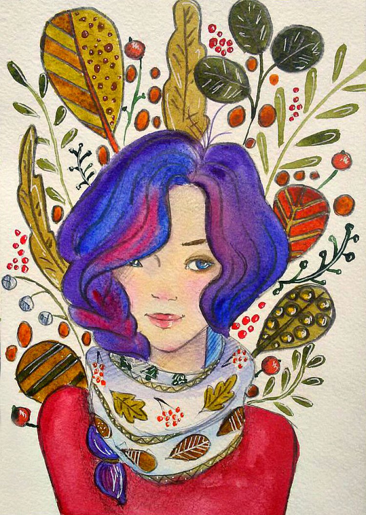 Forest scarf