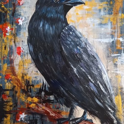 Interior painting “Raven”