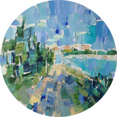 A sketch with a rotunda