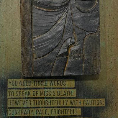From the series “Poems and”. Death