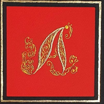 Буквица "А"