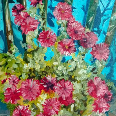 Mom's chrysanthemums