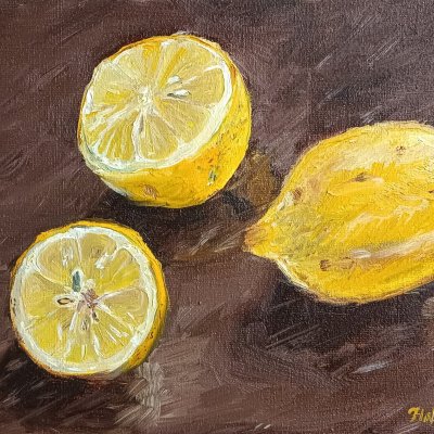 Sketch with lemons