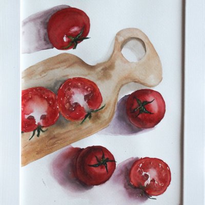 Натюрморт с томатами