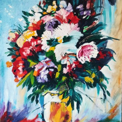 Bouquet (by L. Afremov)