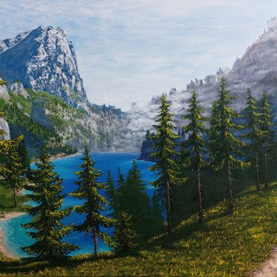 Landscape from The Witcher 3