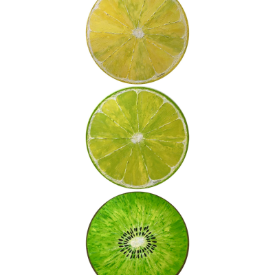 Fruit, triptych