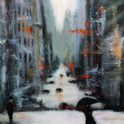 Snowy, cityscape
