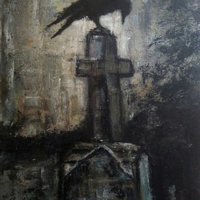 Raven on the cross