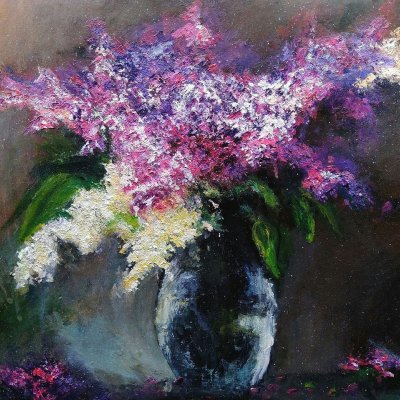 A bouquet of lilacs