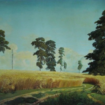 Rye. A copy of the painting by Shishkin I.I.