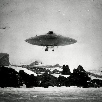 UFO in Antarctica